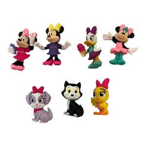 Minnie Mouse Daisy Duck Friends Disney Jr 7 Piece Playset Cake Topper 2"